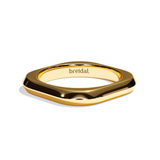 Alliance homme carrée platine - Splendide 3 mm