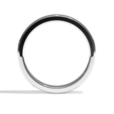 Alliance homme diamant or rose - Cultivé 4 mm