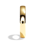 Alliance homme diamant or blanc - Efficace 4mm