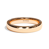 Alliance homme diamant or blanc - Efficace 4mm