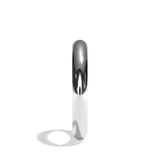 Alliance Femme Simple - Parisienne 4 mm