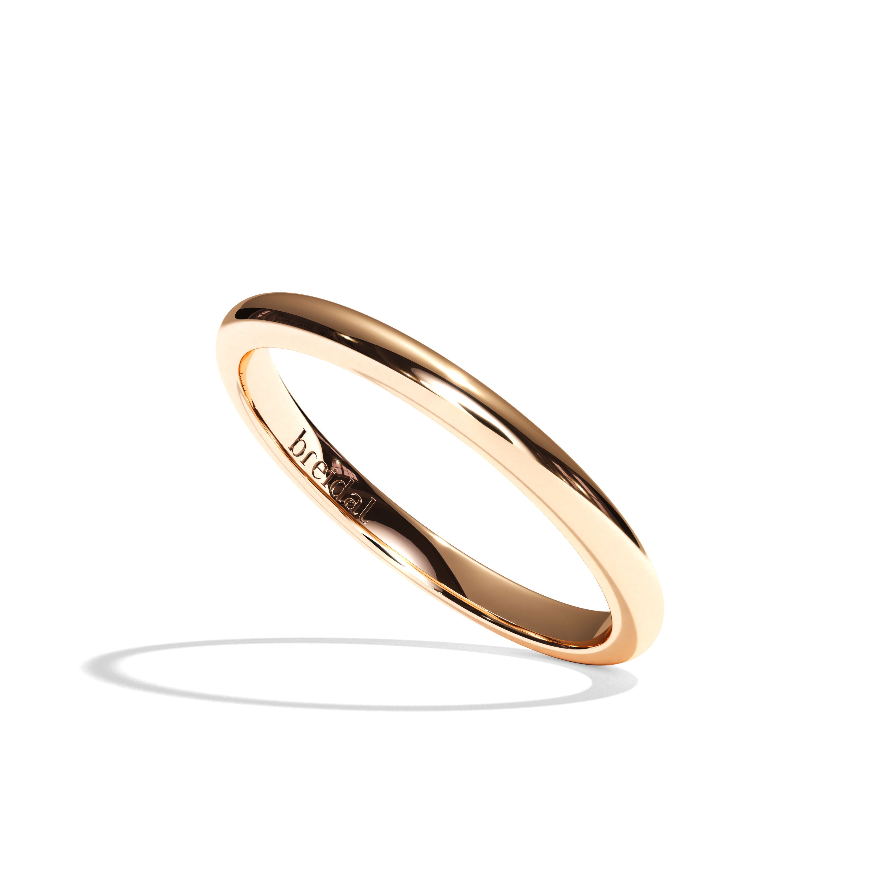 Alliance femme simple platine - Parisienne 1,5 mm