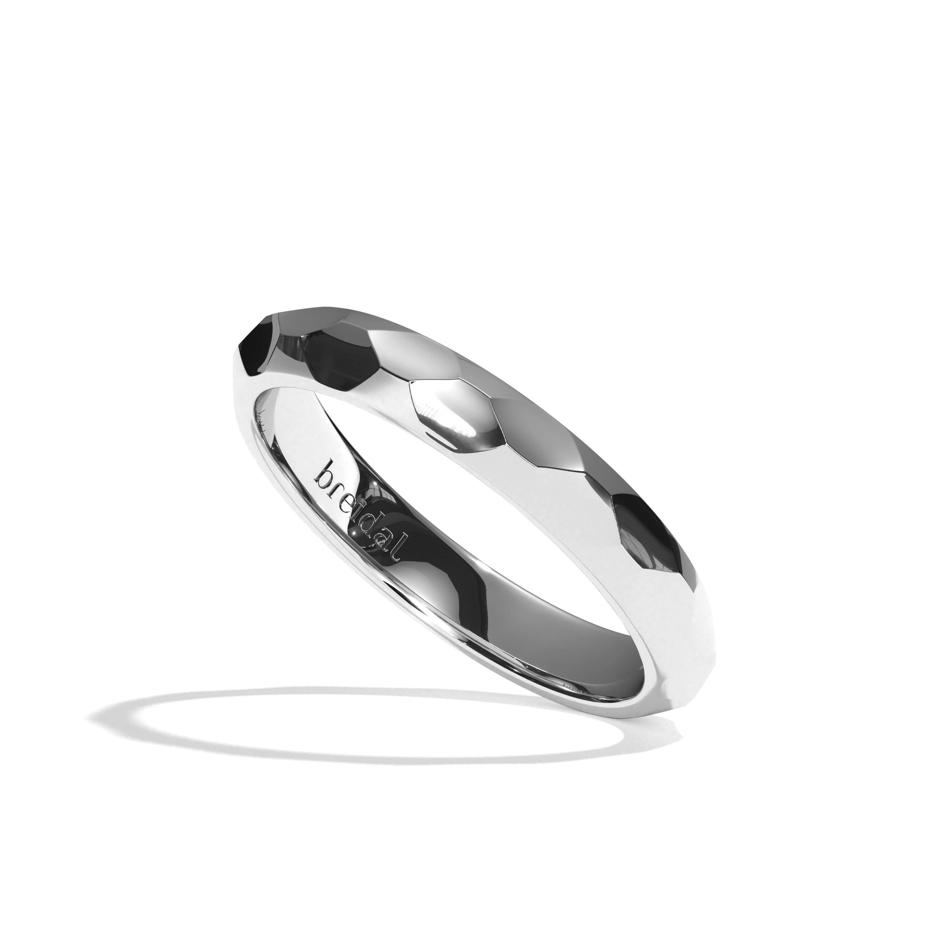 Alliance homme platine - Aventurier 3 mm