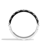 Alliance homme or blanc - Complice