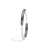 Alliance homme jonc platine - Rassurant 1,5 mm