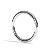 Alliance homme jonc or blanc - Rassurant 2 mm