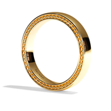 Alliance Homme or blanc - Astucieux 3 mm