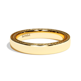Alliance Homme or blanc - Astucieux 3 mm