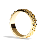 Alliance homme or blanc - Complice