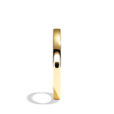 Alliance homme ruban platine - Déterminé 2 mm