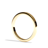 Alliance homme ruban platine - Déterminé 2 mm
