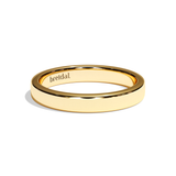 Alliance homme ruban or jaune - Déterminé 3 mm