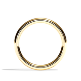 Alliance homme jonc or blanc - Rassurant 2 mm