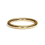 Alliance homme jonc or blanc - Rassurant 2 mm