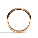 Alliance homme or rose - Aventurier 4 mm