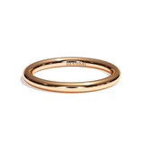 Alliance homme jonc or blanc - Rassurant 2 mm