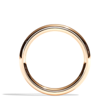 Alliance homme jonc or blanc - Rassurant 2 mm