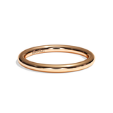 Alliance homme jonc or blanc - Rassurant 2 mm