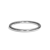 Alliance homme jonc platine - Rassurant 1,5 mm