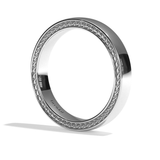 Alliance Homme or blanc - Astucieux 3 mm