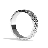 Alliance homme or blanc - Complice