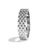 Alliance homme or blanc - Complice