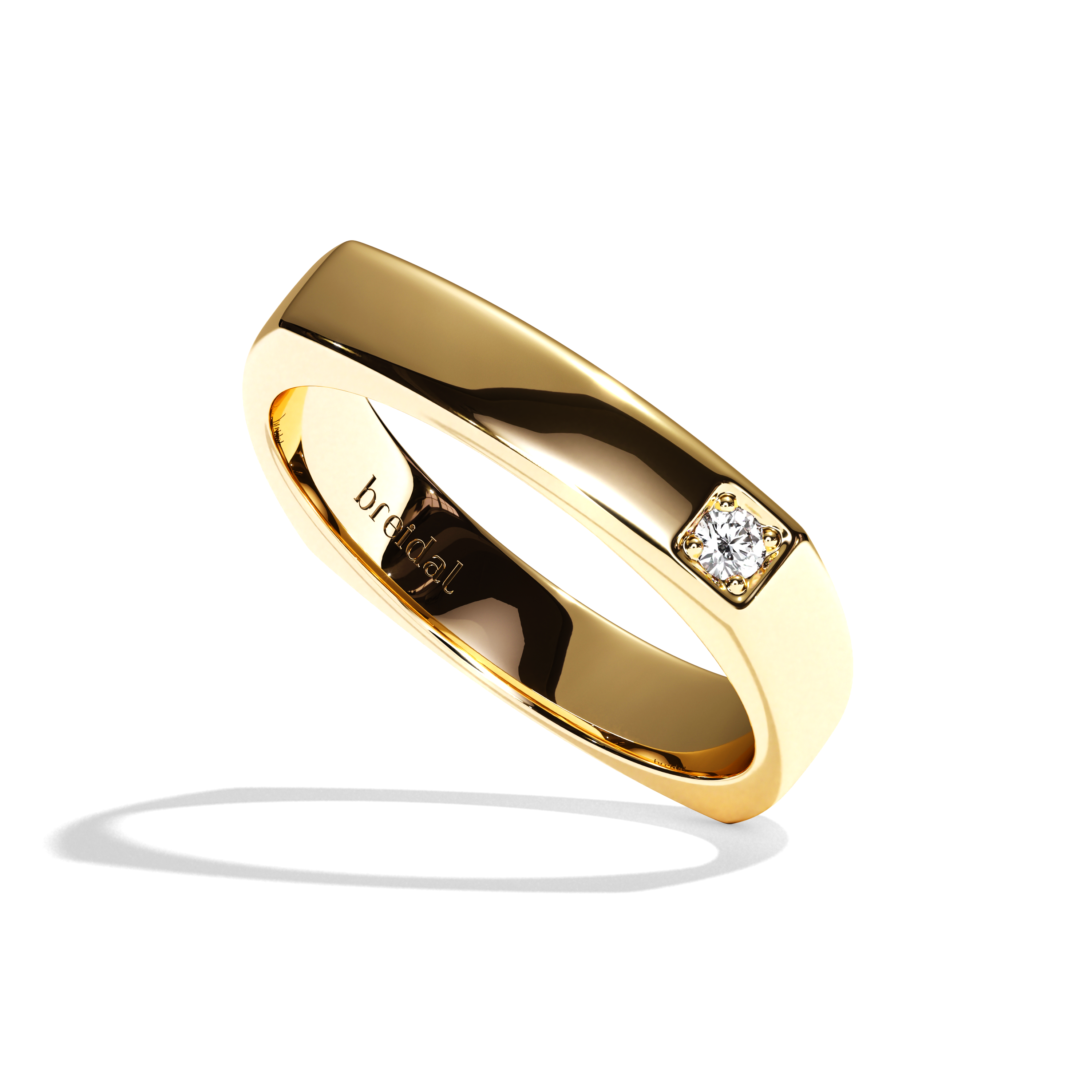Alliance Femme Diamant -  La Confiante