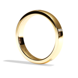 Alliance homme diamant or rose - Cultivé 4 mm