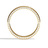 Alliance homme diamant or blanc - Joyeux 4 mm