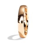 Alliance homme diamant or blanc - Distingué 4 mm