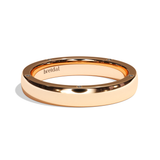 Alliance homme diamant or blanc - Distingué 4 mm