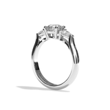 Bague trilogie diamant platine - Loyale