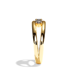 Bague trilogie diamant platine - Chaleureuse