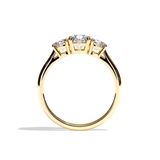 Bague trilogie diamant platine - Libérée 0,30 ct
