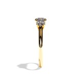 Bague trilogie diamant platine - Libérée 0,30 ct