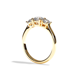 Bague trilogie diamant platine - Libérée 0,30 ct
