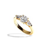 Bague trilogie diamant platine - Loyale