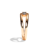 Bague trilogie diamant platine - Chaleureuse