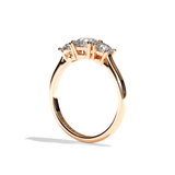 Bague trilogie diamant platine - Libérée 0,30 ct