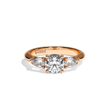 Bague trilogie diamant platine - Loyale