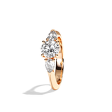 Bague trilogie diamant platine - Loyale