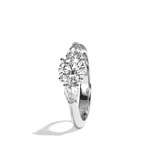 Bague trilogie diamant platine - Loyale