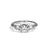 Bague trilogie diamant platine - Loyale