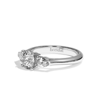 Bague trilogie diamant platine - Loyale