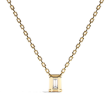 Collier Diamant Taille Emeraude - La Captivante
