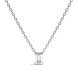 Collier Diamant Taille Emeraude - La Captivante