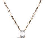 Collier Diamant Taille Emeraude - La Captivante