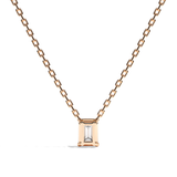 Collier Diamant Taille Emeraude - La Captivante