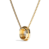 Collier Diamant Coussin - Double Entourage - La Craintive