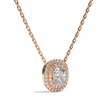Collier Diamant Coussin - Double Entourage - La Craintive